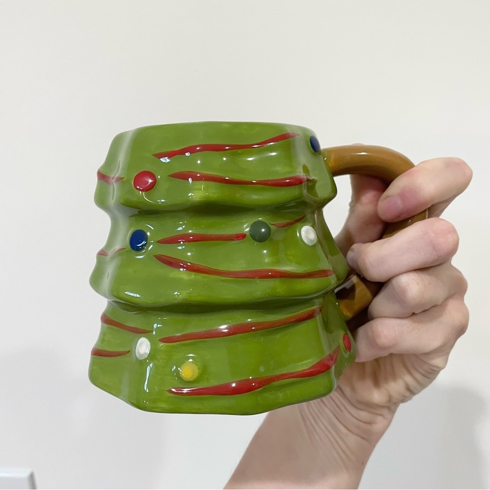 Target Threshold Christmas Tree shaped mug